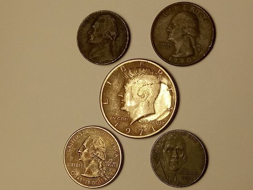 Error coins nickels quarters - coins, nickels,