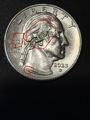 2023 quarter error coin - error, mint