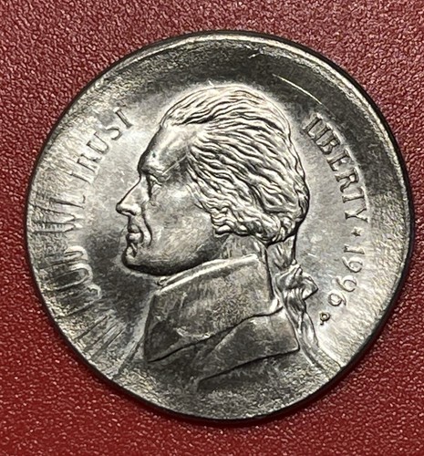 1996 jefferson nickel error - 1996,