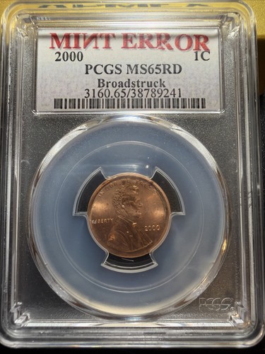 2000 mint error - error, pcgs