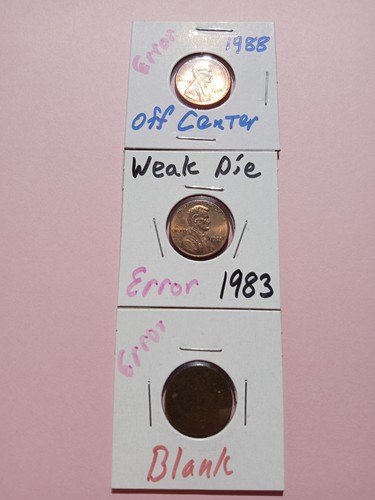 Mint coin errors 1988 off - mint,